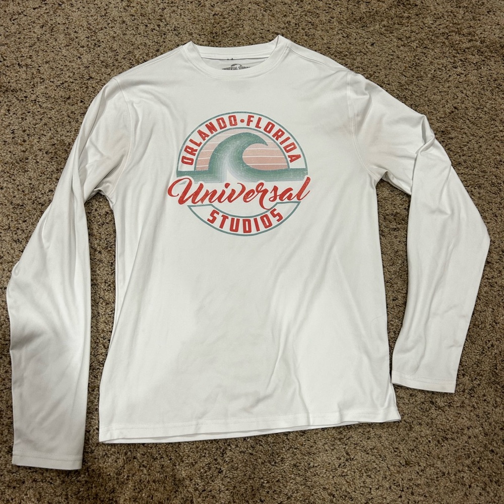 Universal Studios White Long Sleeve Tee